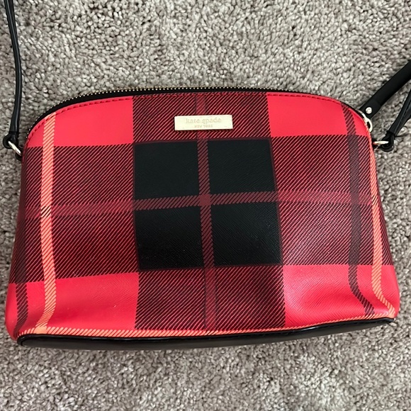 Kate Spade Plaid Purse - Picture 1 of 4